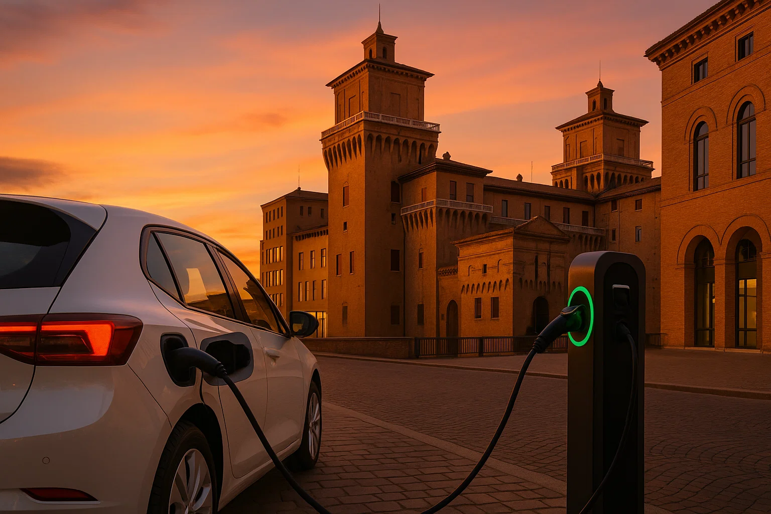 Ricarica EV Ferrara – Viaggiatori green in hotel