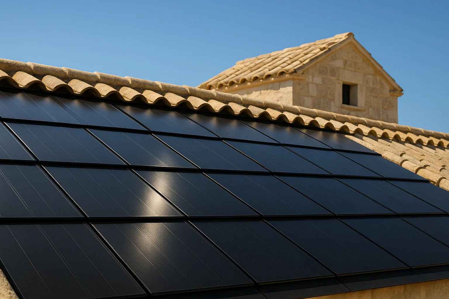 Render facciata solare BIPV su edificio contemporaneo a Bari