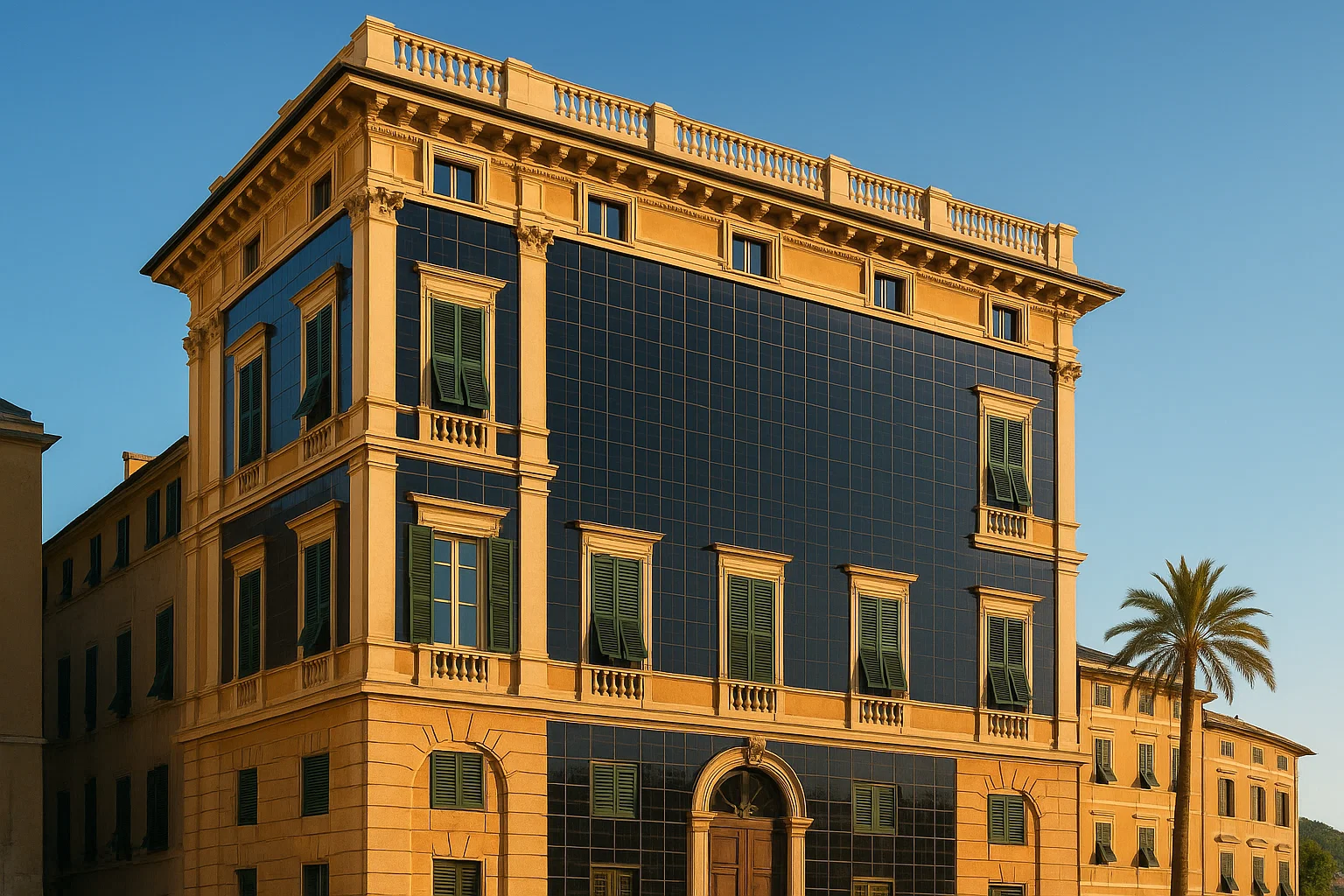 Facciata solare integrata a Genova