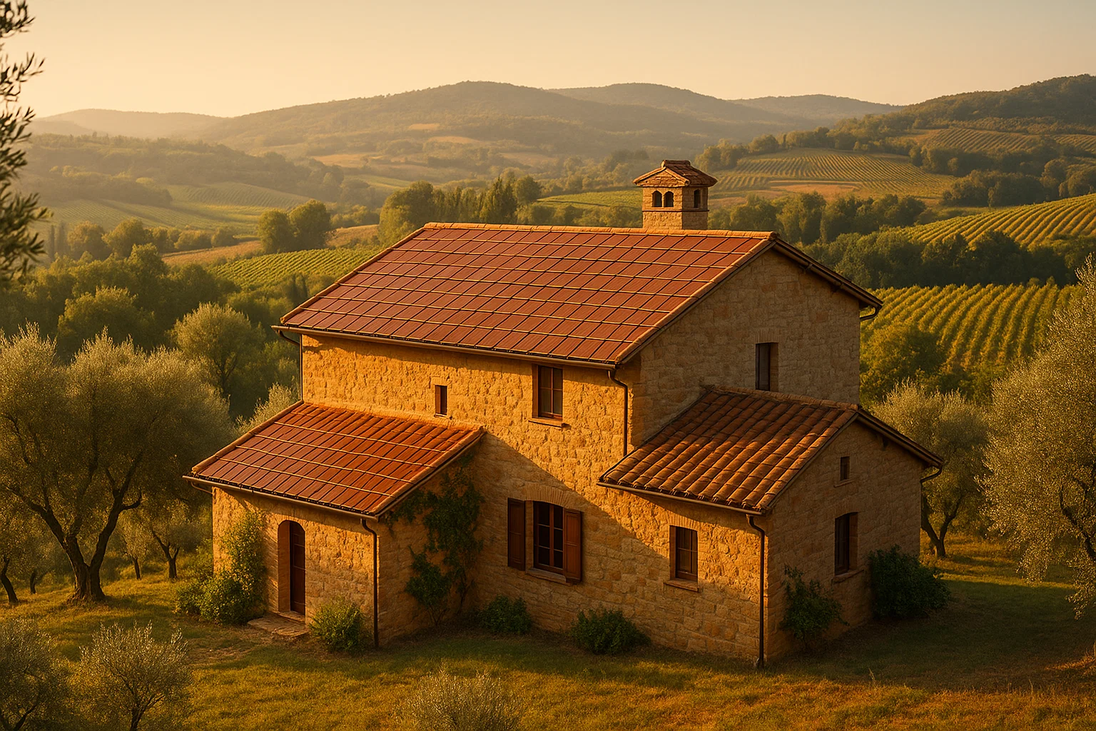 Villa fotovoltaica vicino Perugia