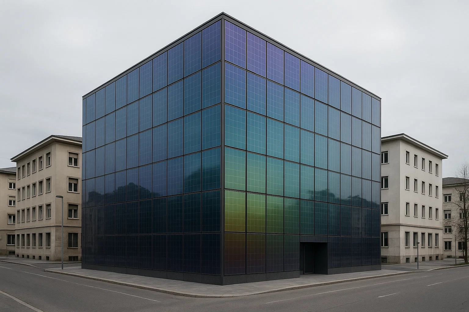 Architetto e Marco Faia discutono progetto a Trento