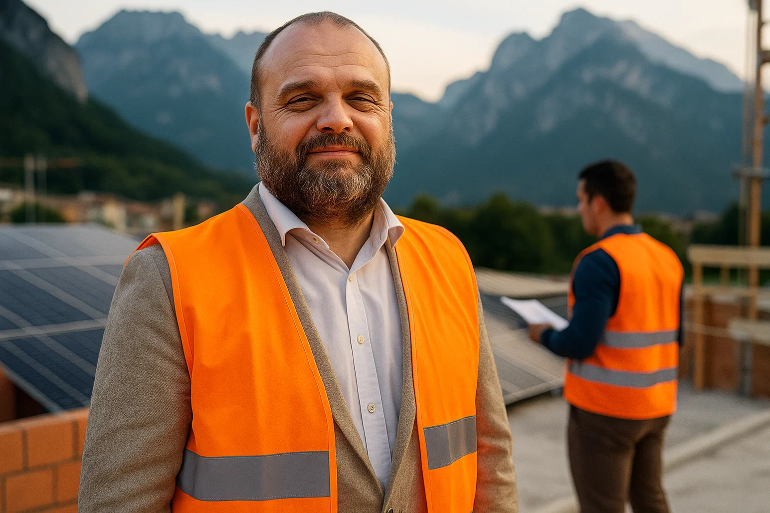 Facciata solare BIPV in Trentino