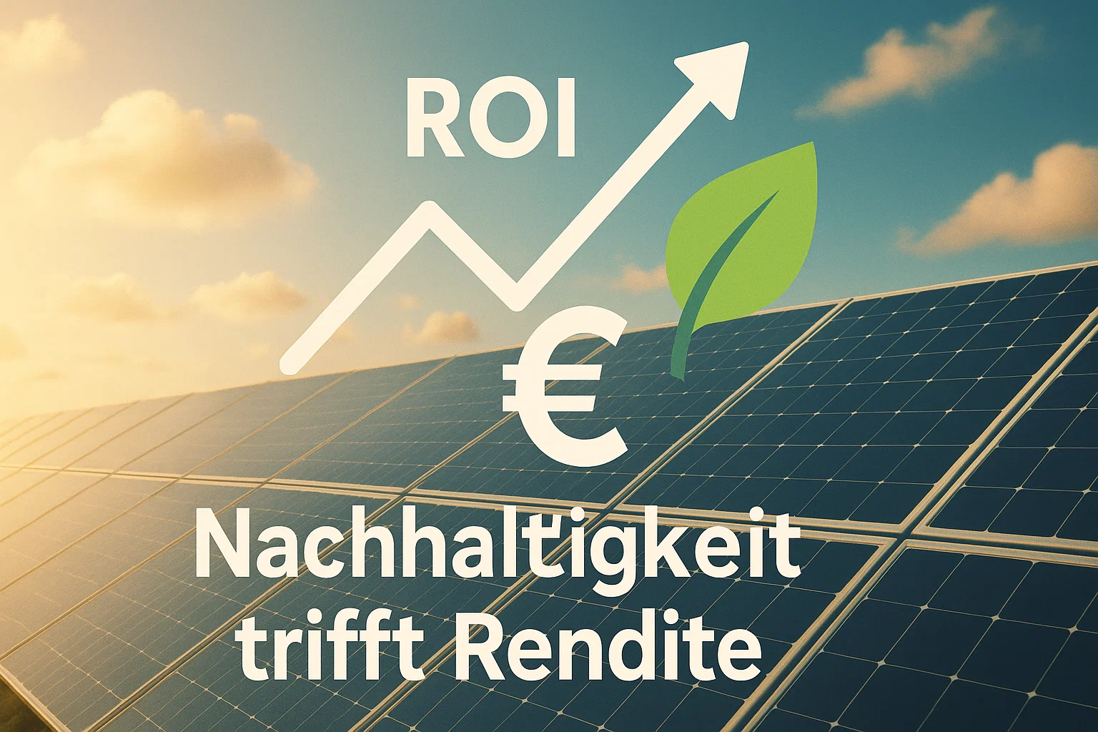 Solaranlage mit ROI Visualisierung