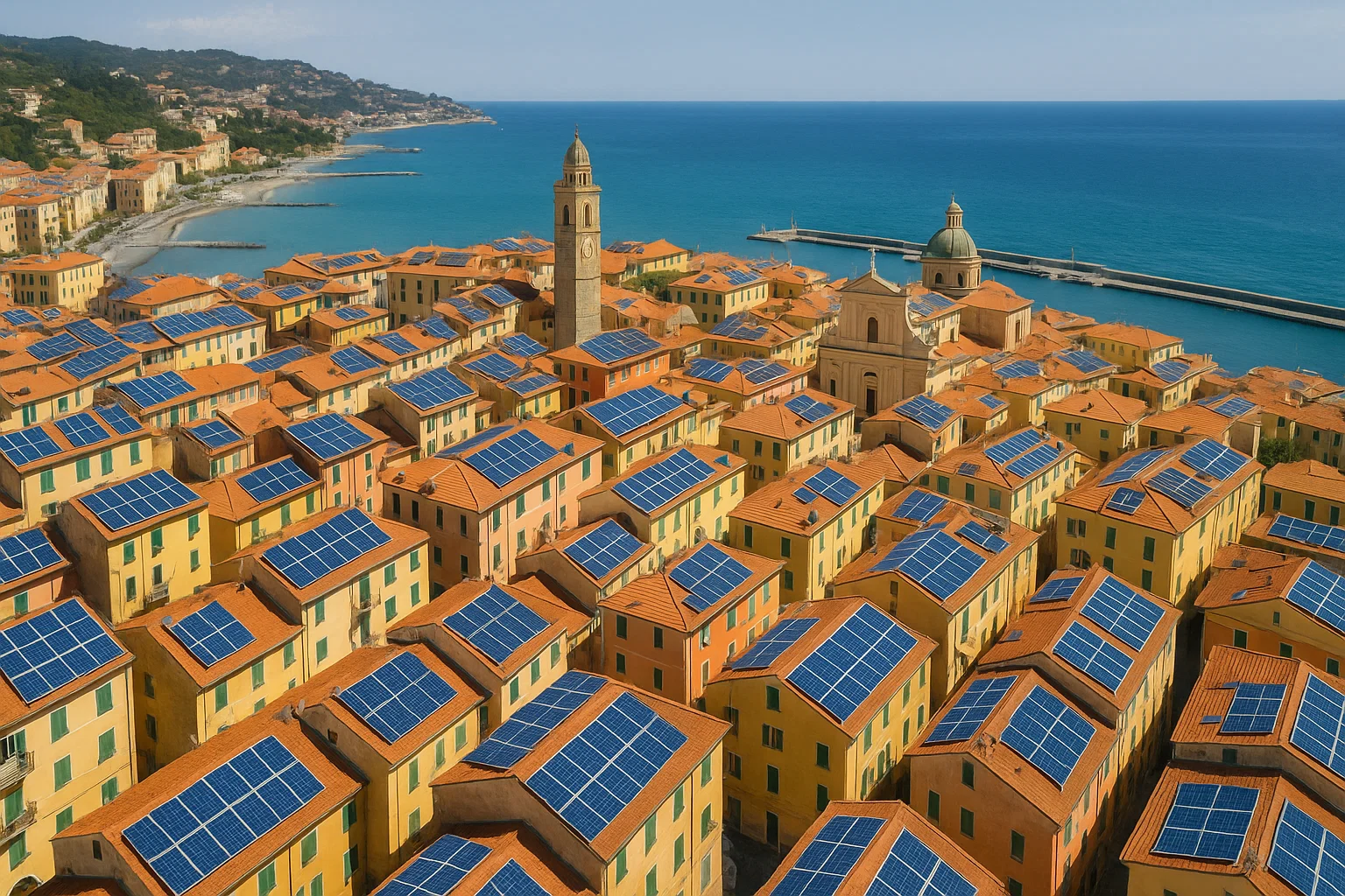 Hotel a Imperia con colonnina EV Green Mood