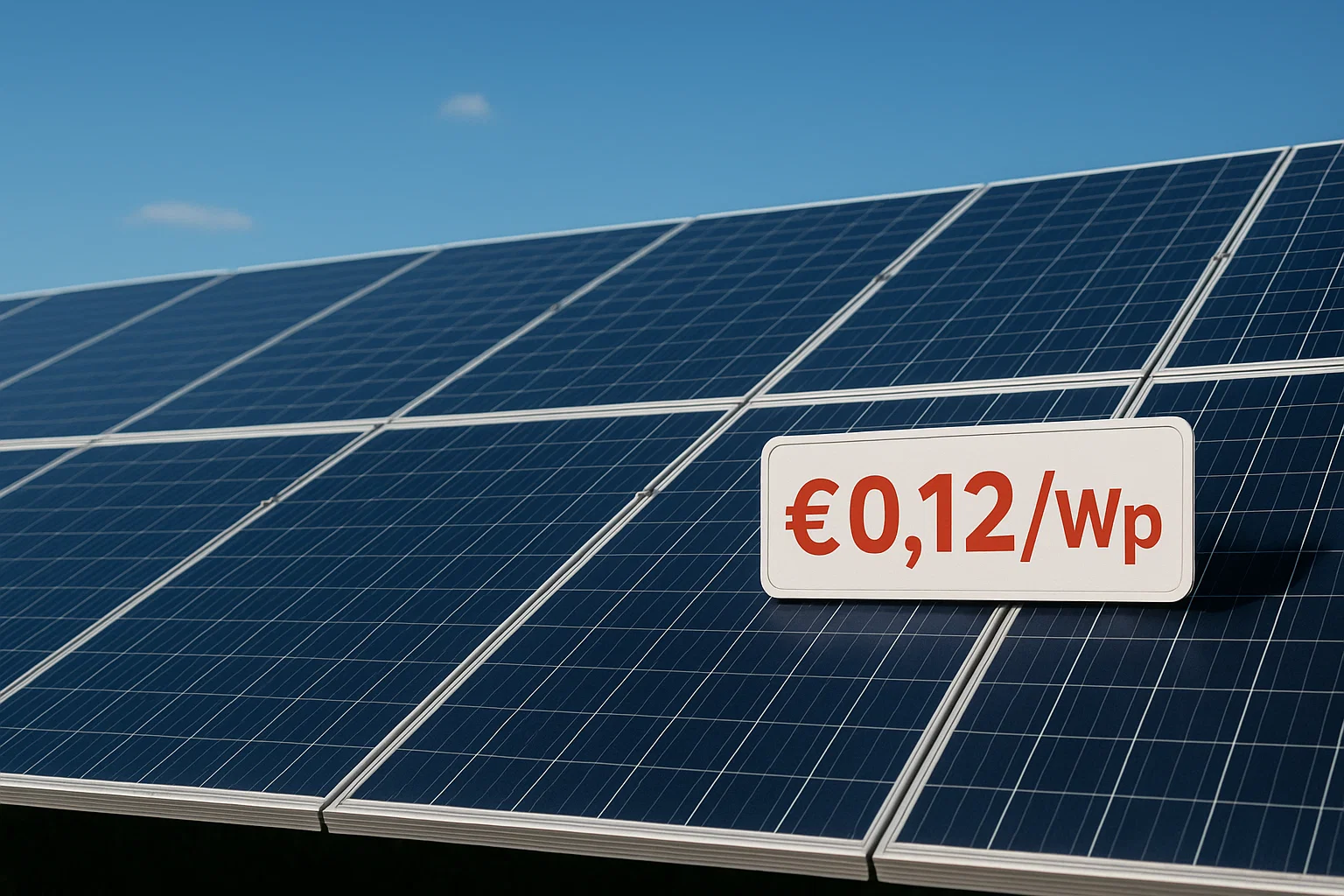 Prezzi bassi moduli fotovoltaici