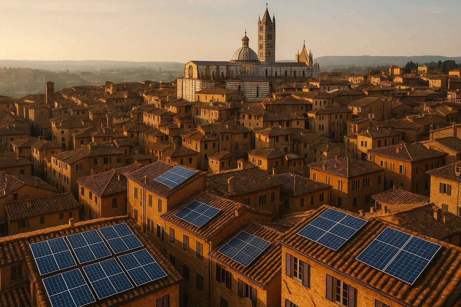 Tetto solare Siena