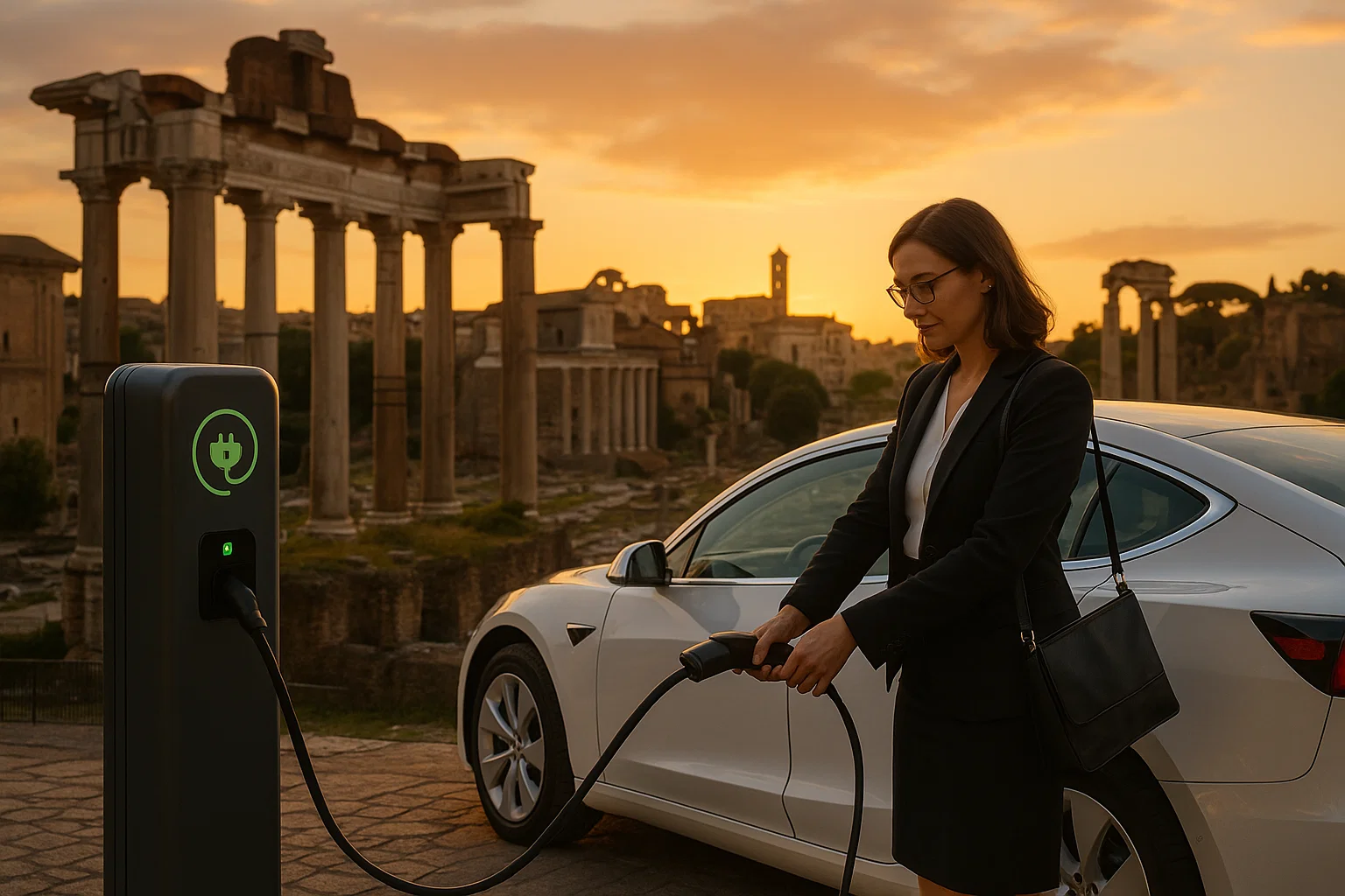 Ricarica EV Roma – Viaggiatori green in hotel