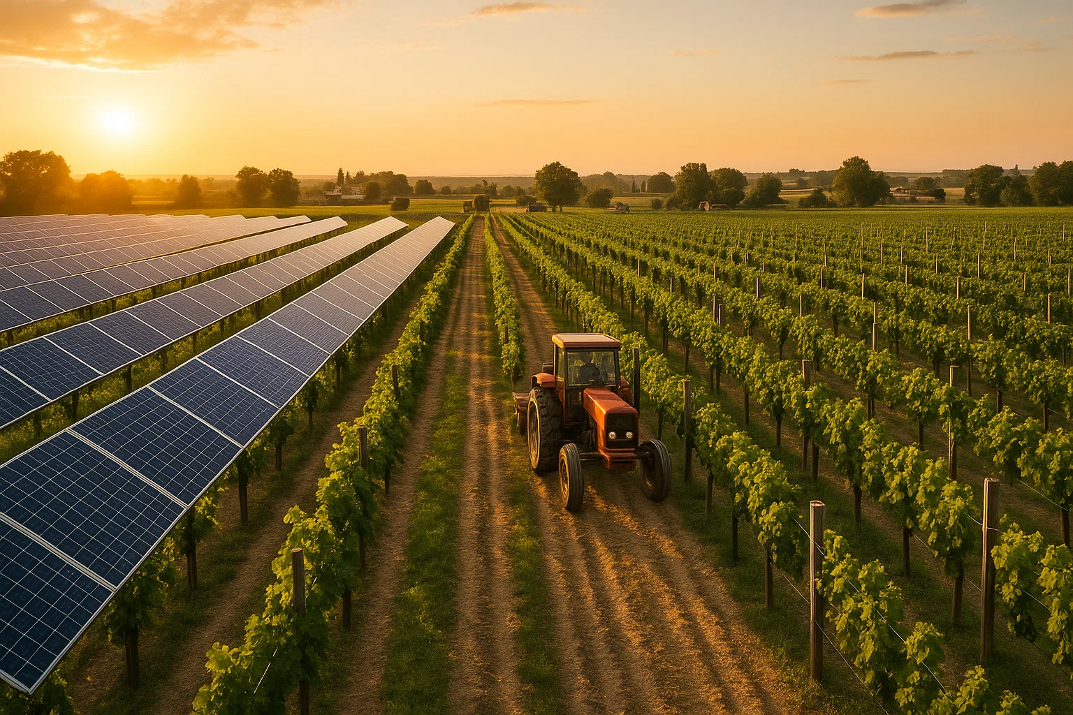 Agrivoltaico a Reggio Emilia – pannelli solari nei campi