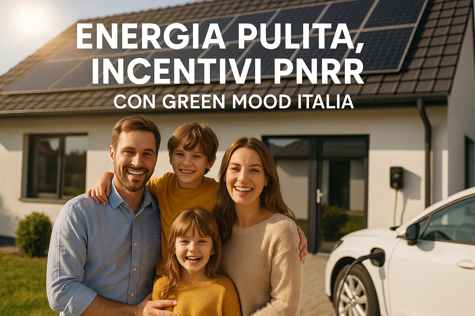 Energia pulita famiglia