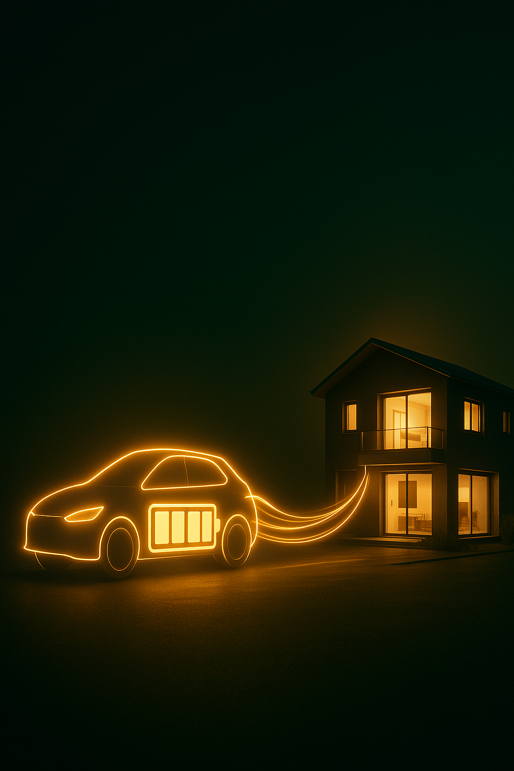 Концепт огромной батареи для дома