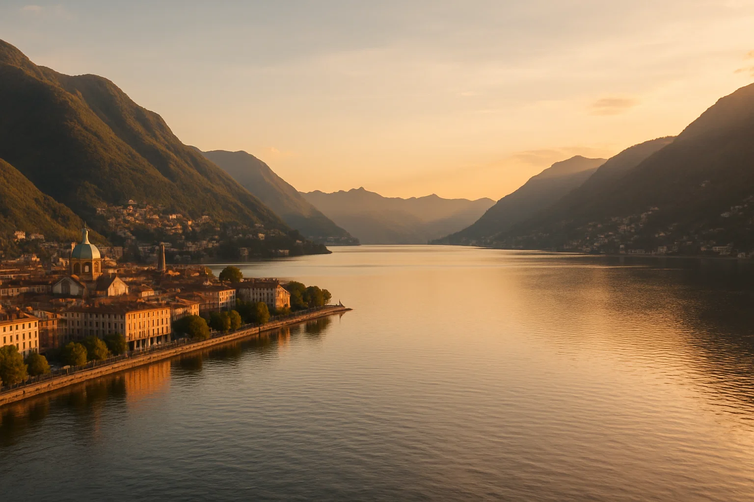 Skyline Lago di Como Green Mood Italia