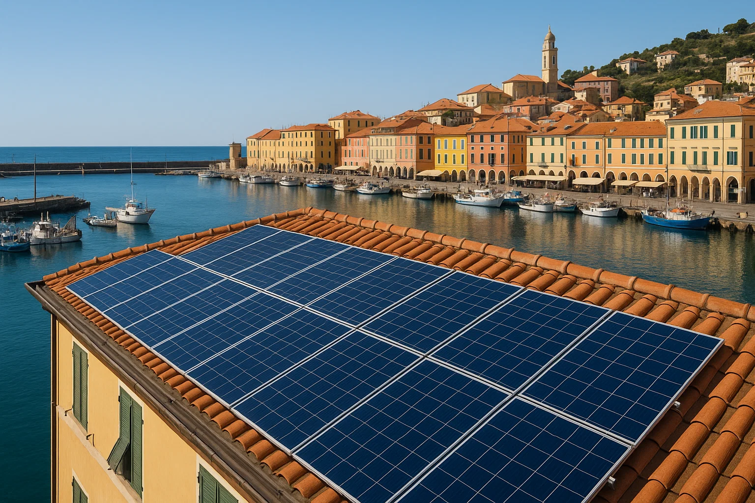 Pompa di calore installata su villetta ligure a Imperia – efficienza energetica e comfort