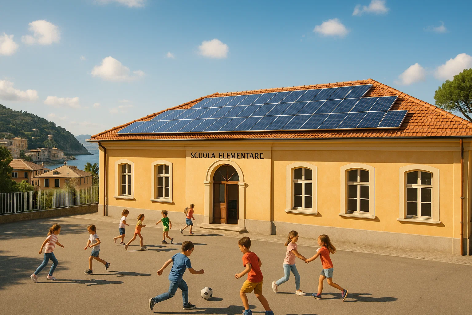 Edificio pubblico riqualificato energeticamente