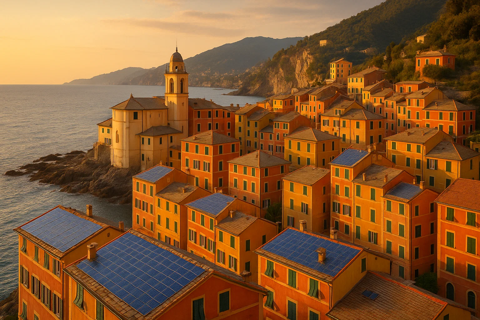 Pompa di calore ad alta efficienza installata in edificio