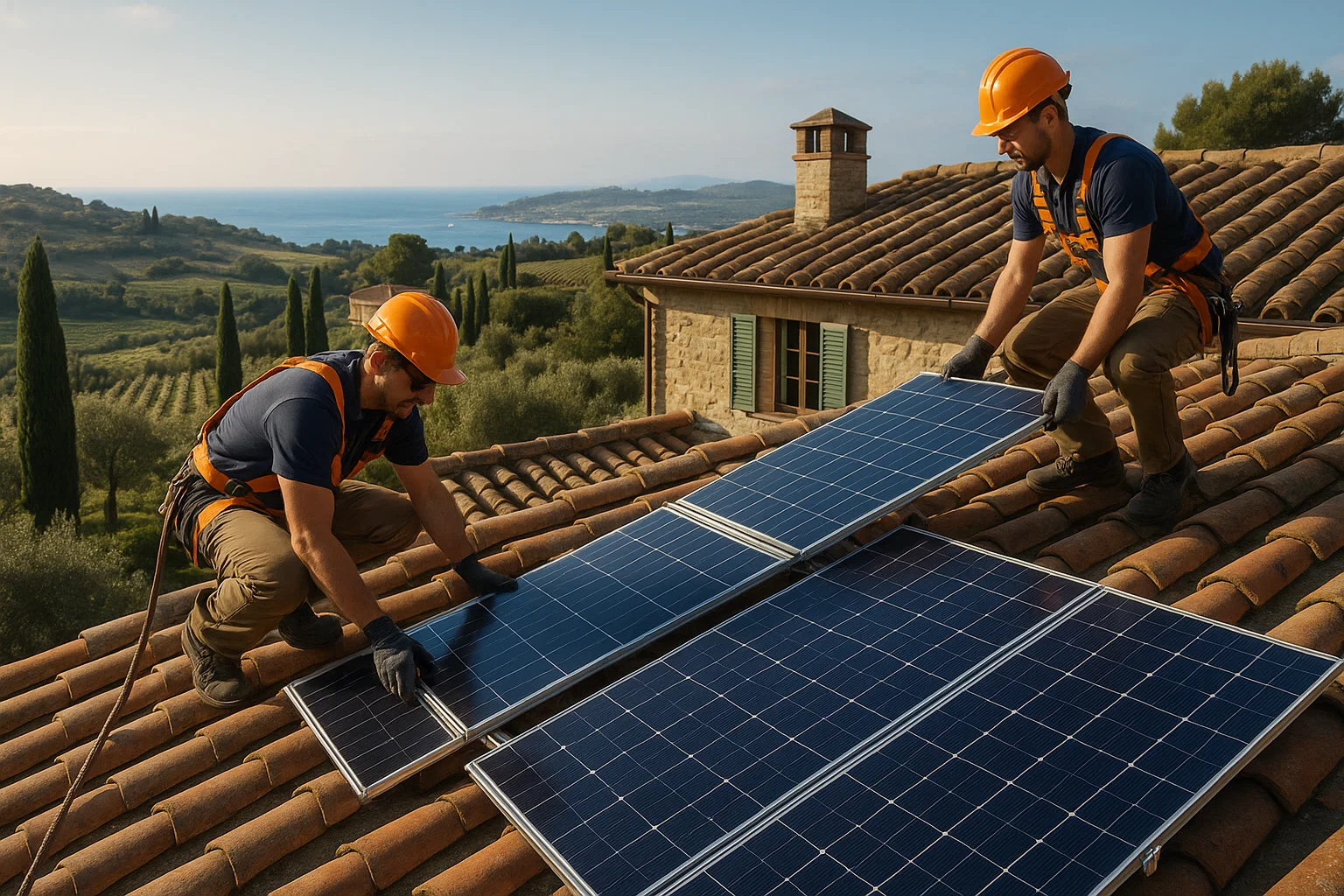 إجراءات ربط الطاقة الشمسية مع شبكة Enel في إيطاليا