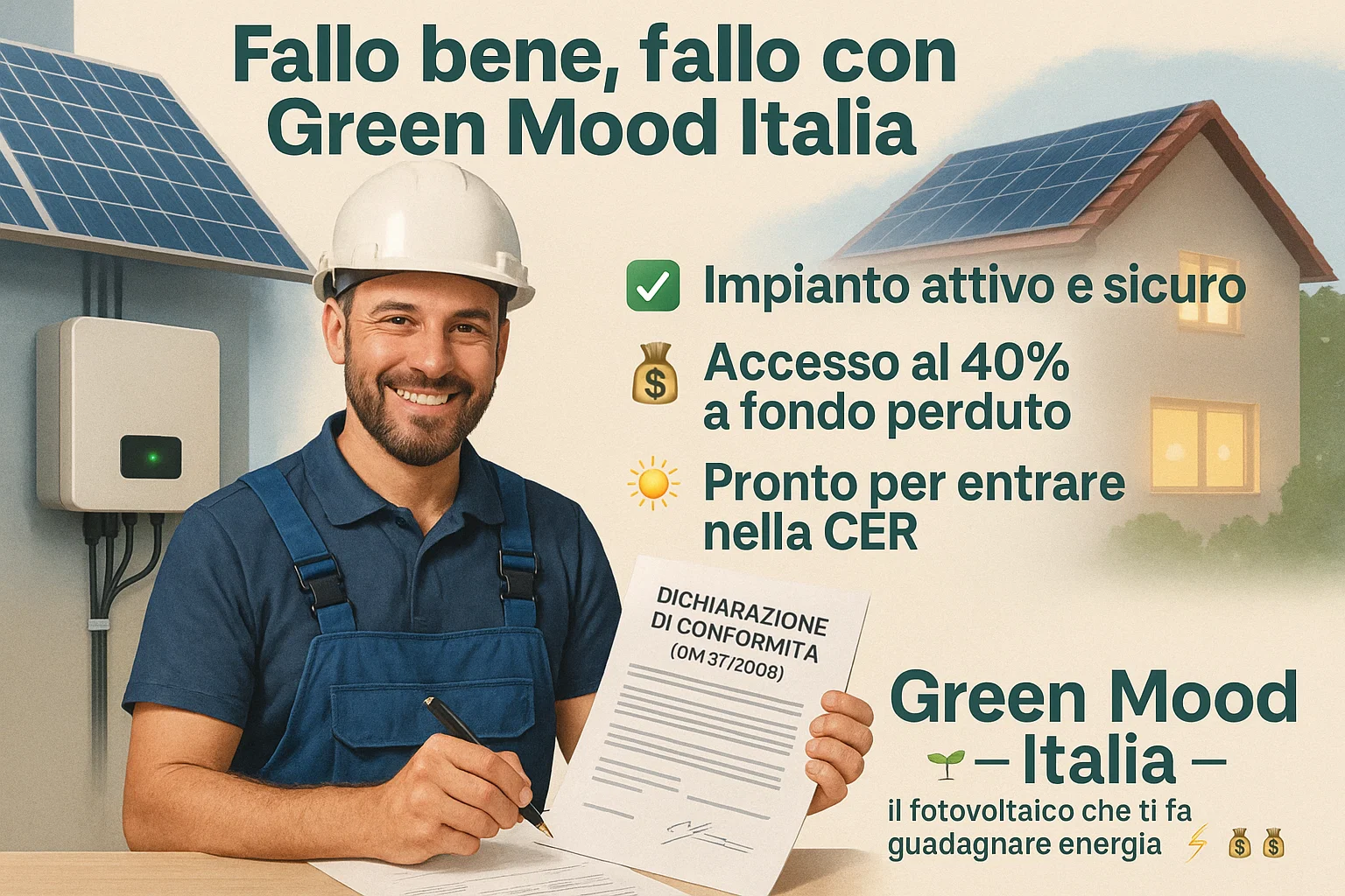 Casa con impianto attivo