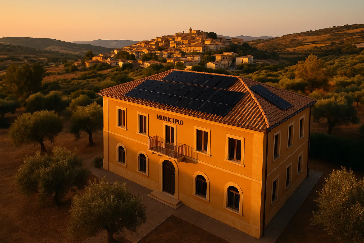 Conto Termico 3.0 Agrigento – edificio pubblico con fotovoltaico nero