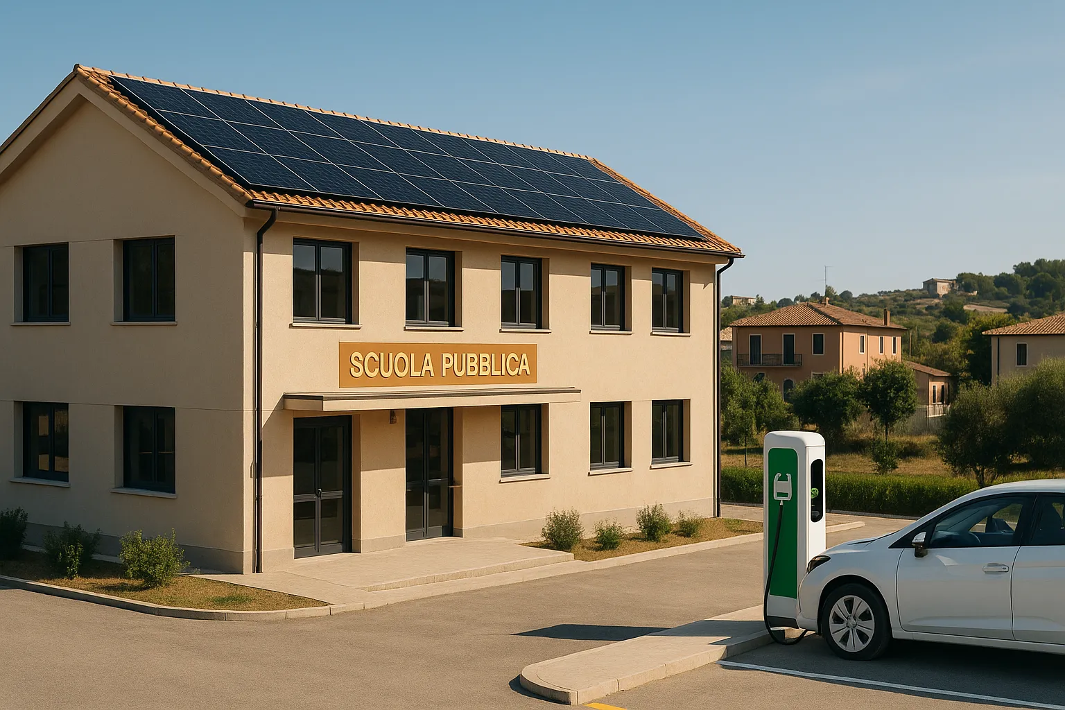 Conto Termico 3.0 Agrigento – scuola comunale con fotovoltaico nero