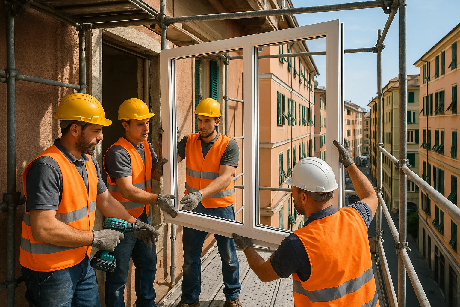 Infissi a risparmio energetico installati a Genova