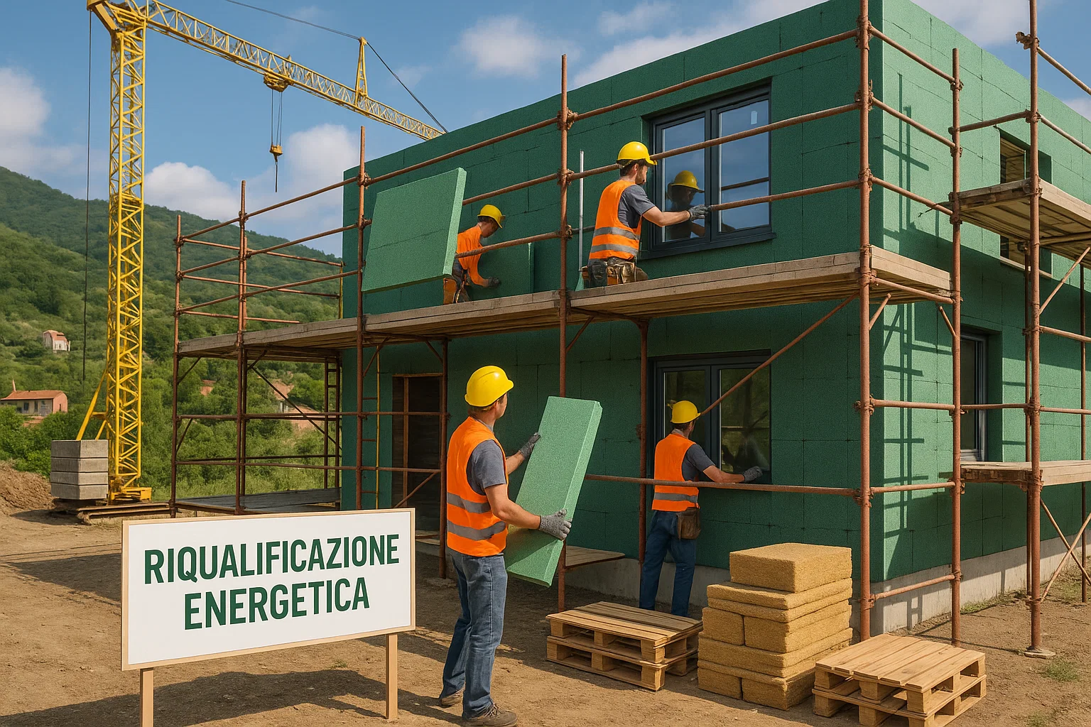 Intervento di risparmio energetico a Imperia con fotovoltaico e isolamento