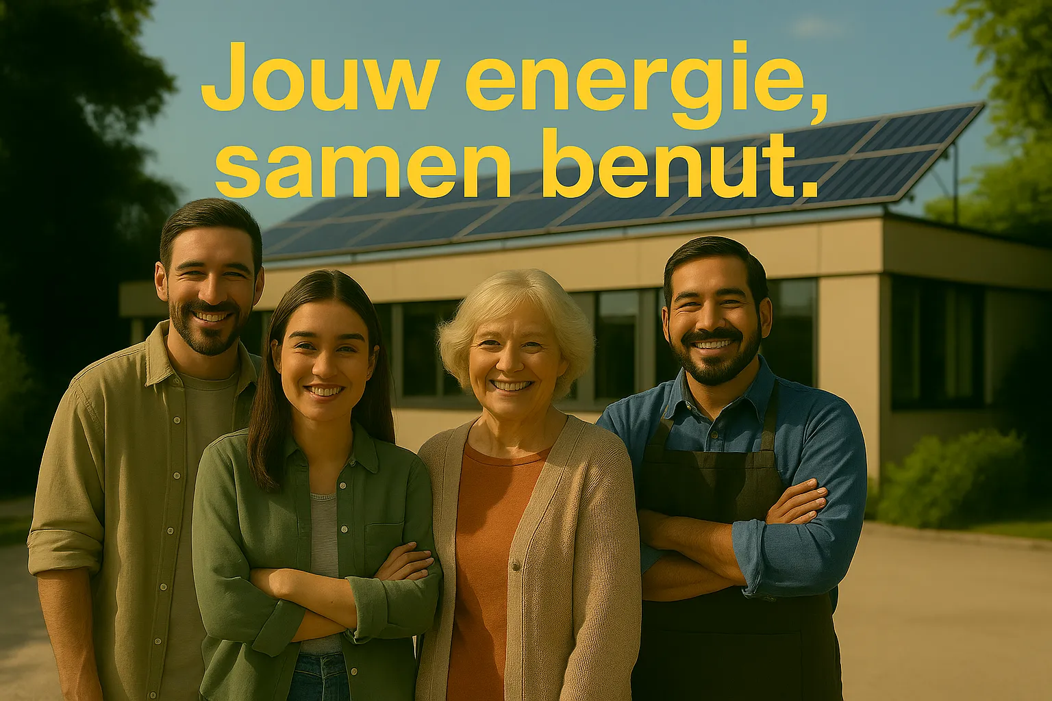 Hernieuwbare energiegemeenschap – gedeelde energie tussen gezinnen en bedrijven