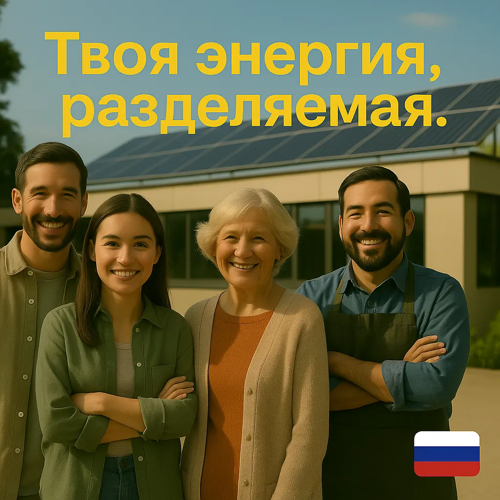 Возобновляемое энергетическое сообщество — совместная энергия между семьями и предприятиями