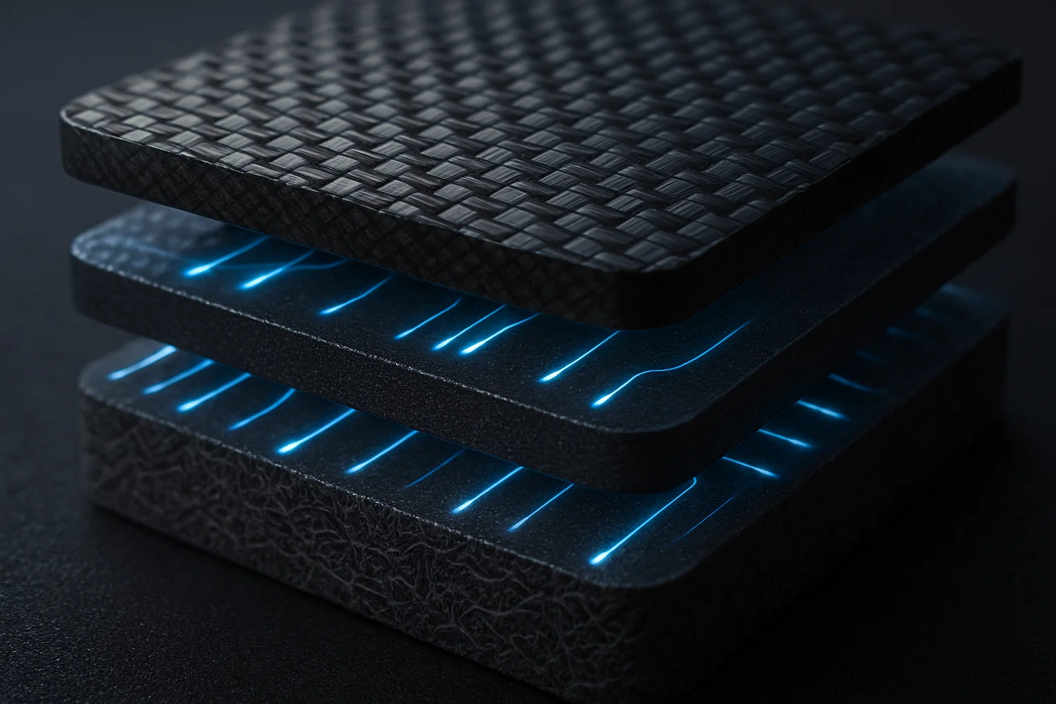 Materiale composito con accumulo energetico