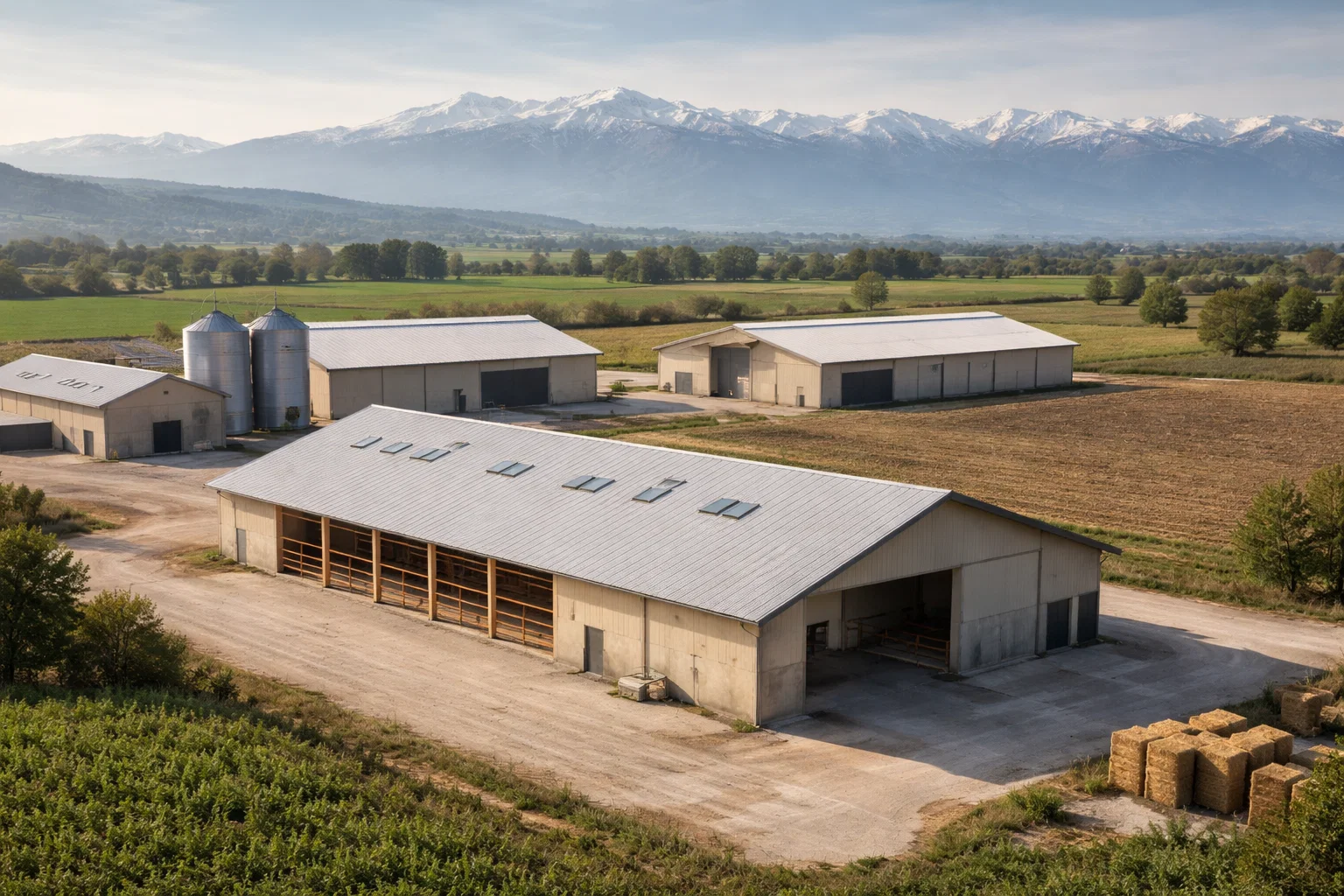 Azienda agricola nella provincia di Cuneo con tetto idoneo a impianto fotovoltaico PNRR Parco Agrisolare