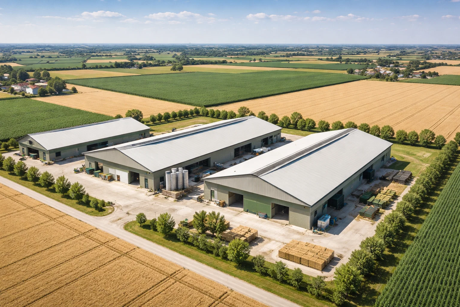 Azienda agricola in provincia di Mantova con edificio produttivo idoneo al fotovoltaico