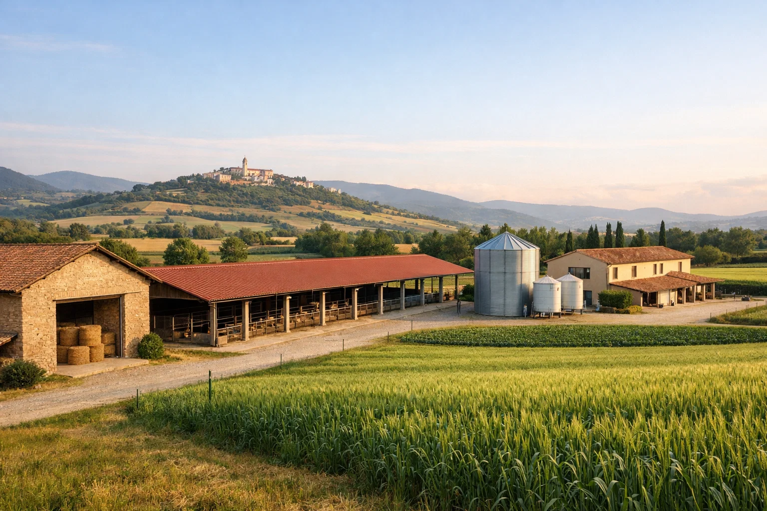 Edificio agricolo produttivo e paesaggio della provincia di Perugia