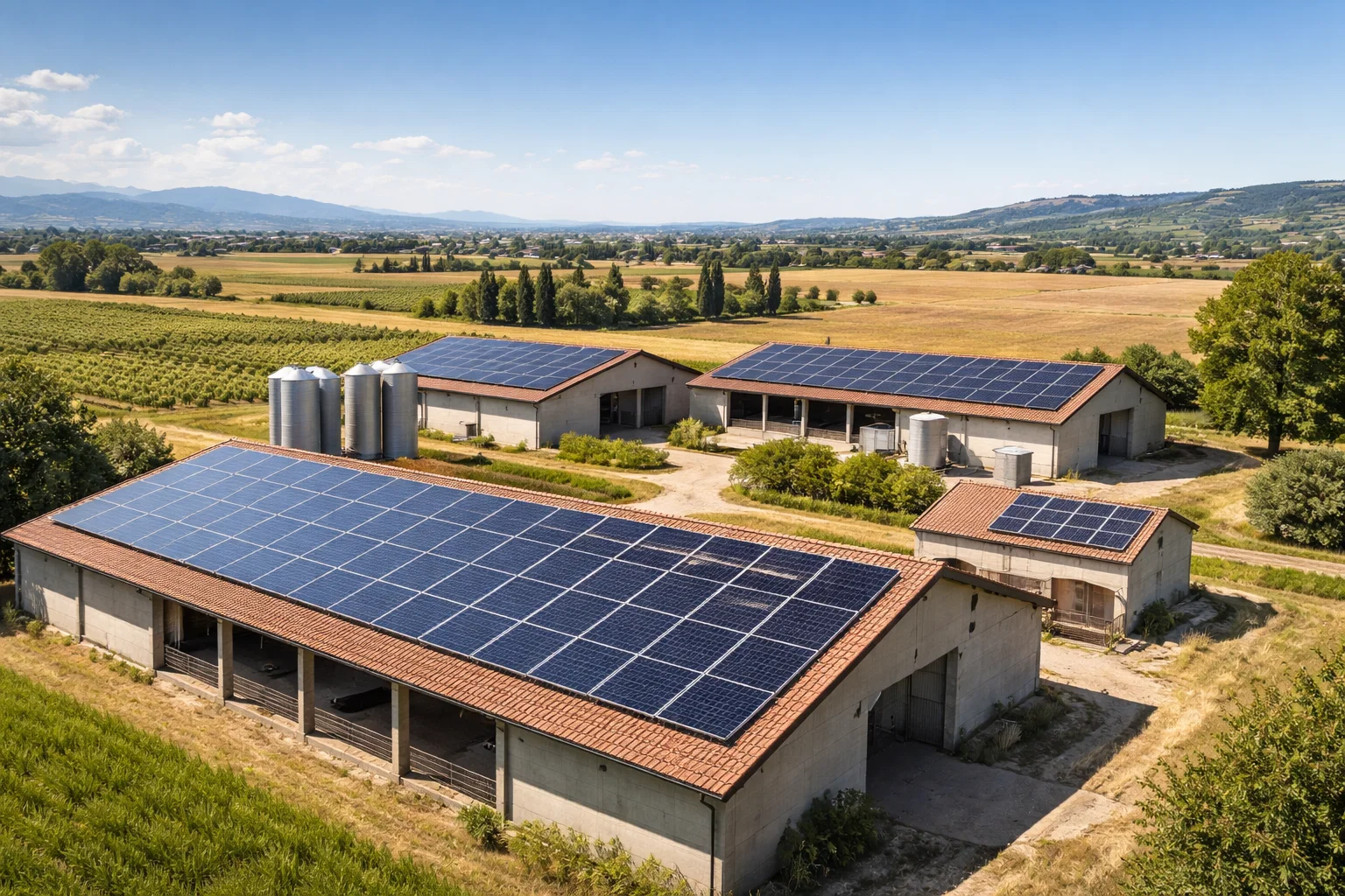 Impianto fotovoltaico agricolo su tetto con potenza superiore a 20 kW