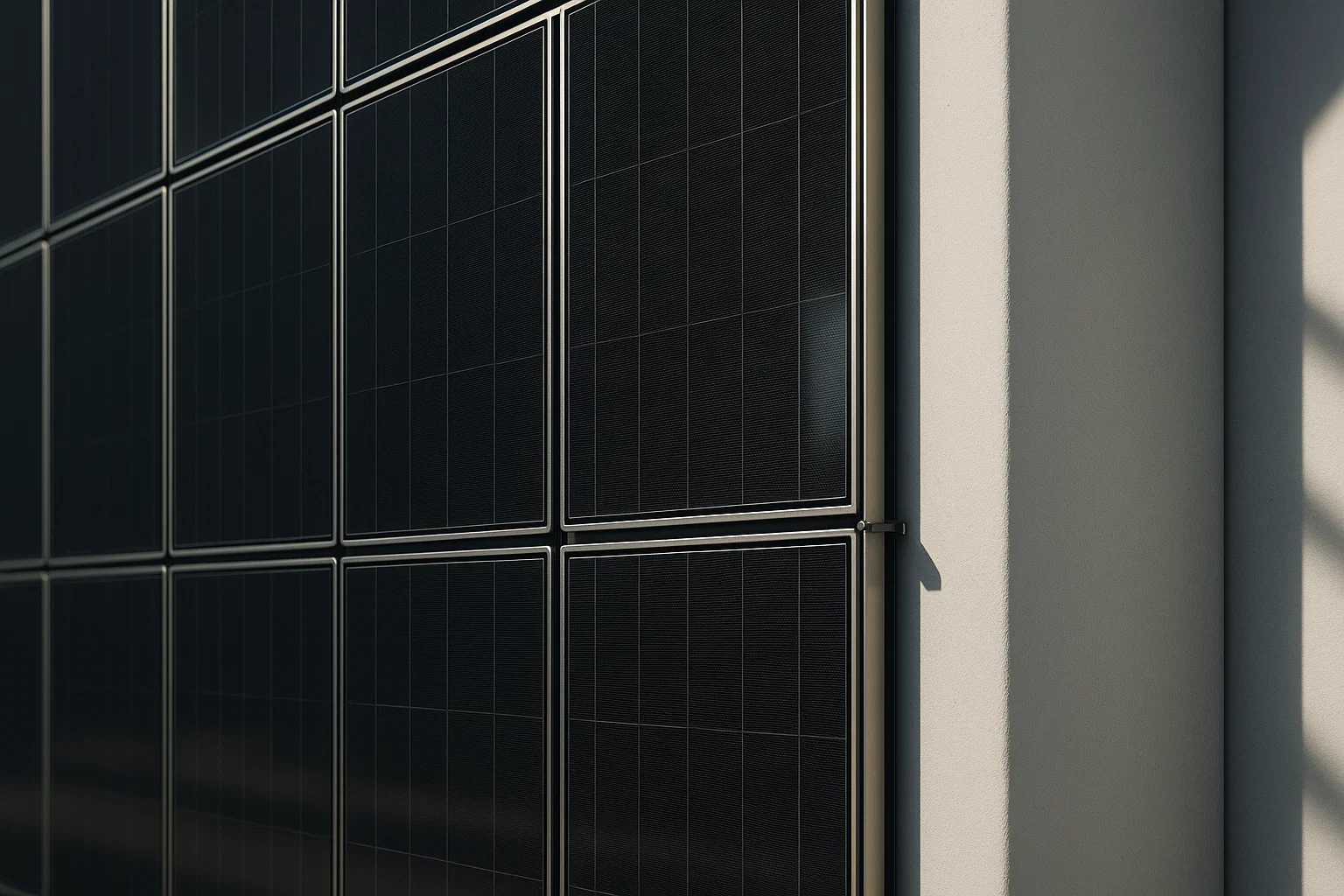 Struttura di supporto montata su parete esterna