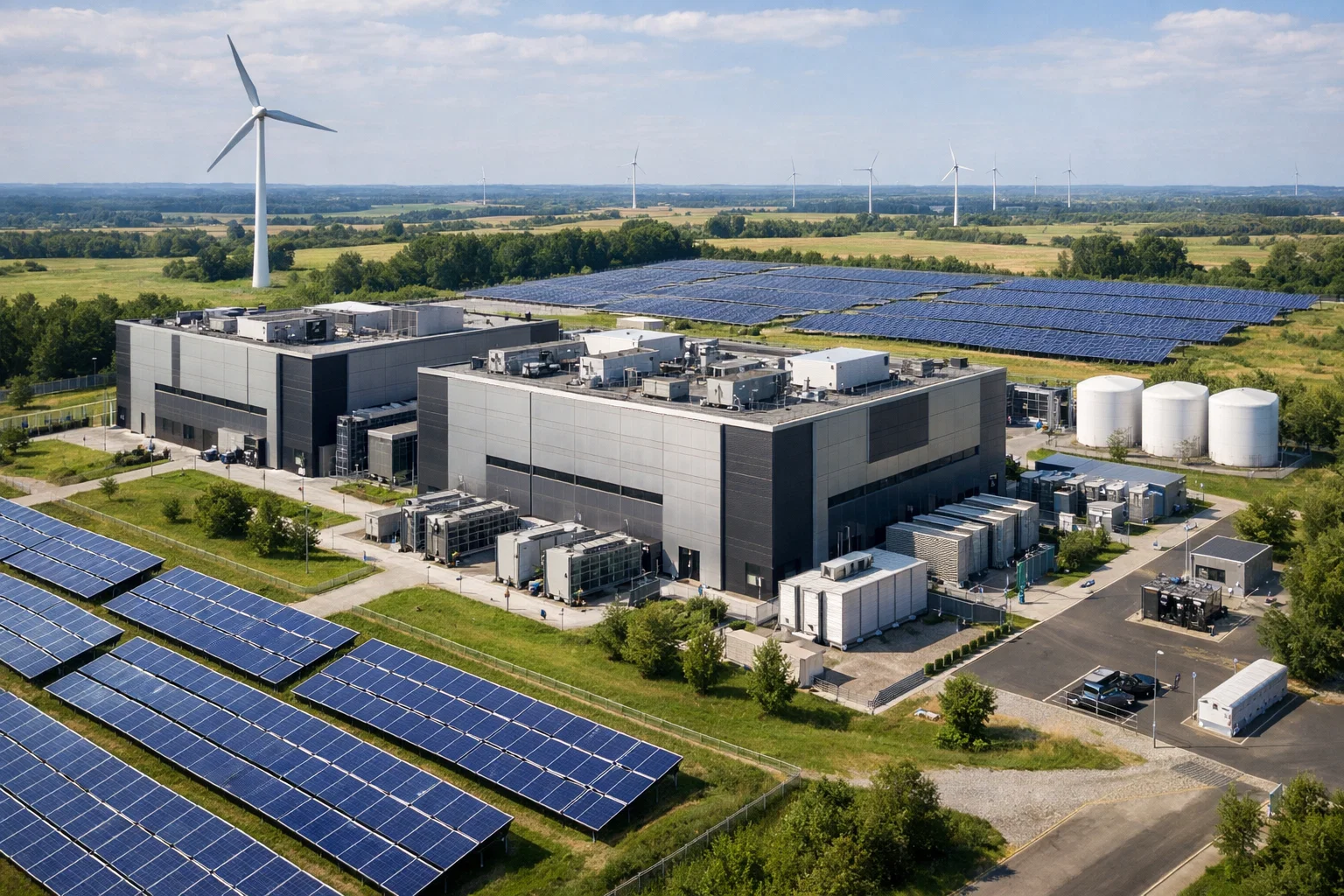 Sistema energetico intelligente per infrastrutture digitali