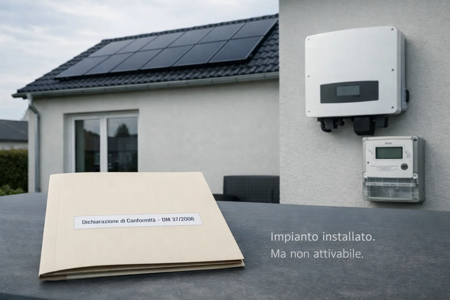 Impianto fotovoltaico a isola