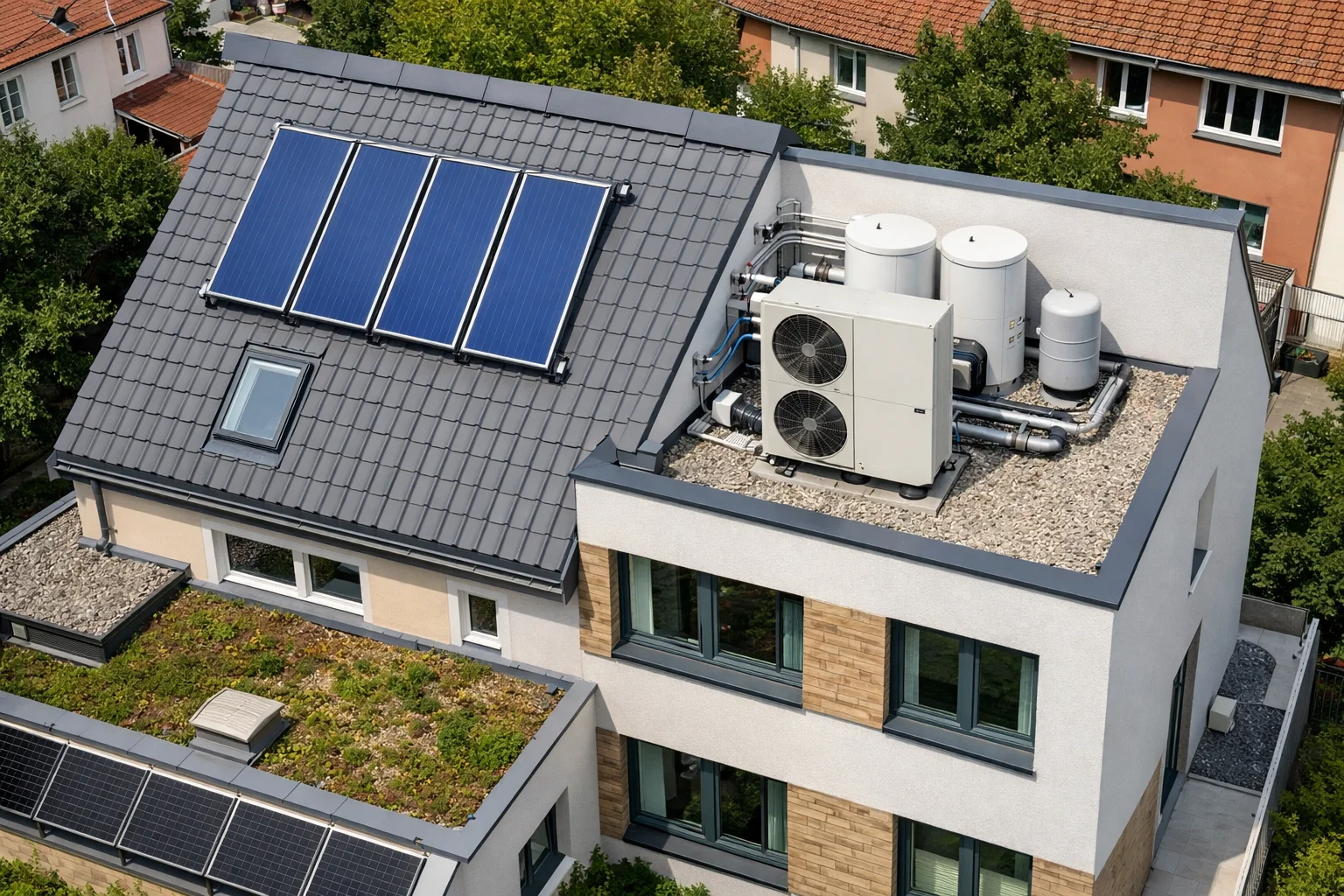 Professionista che valuta una decisione energetica consapevole