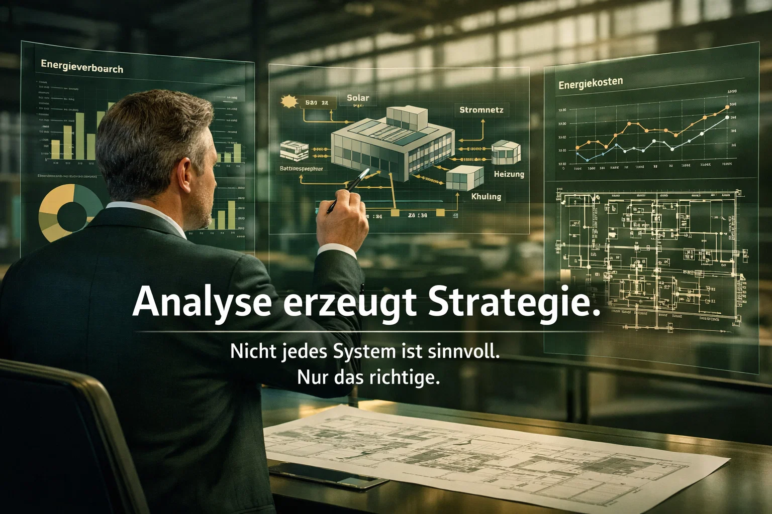 Integrierte Energiestrategie basierend auf Analyse und Koordination