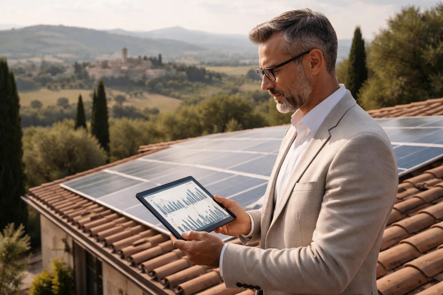 Kontrolle der Energiekosten durch Photovoltaik in Italien