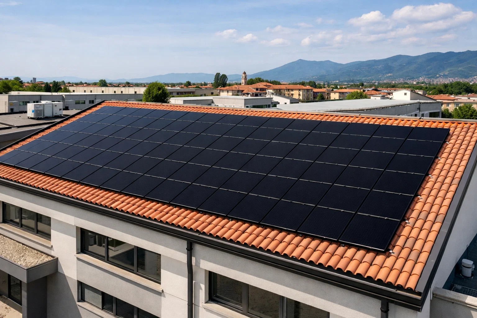 Impianto fotovoltaico scollegato dai reali consumi energetici di aziende e imprese italiane