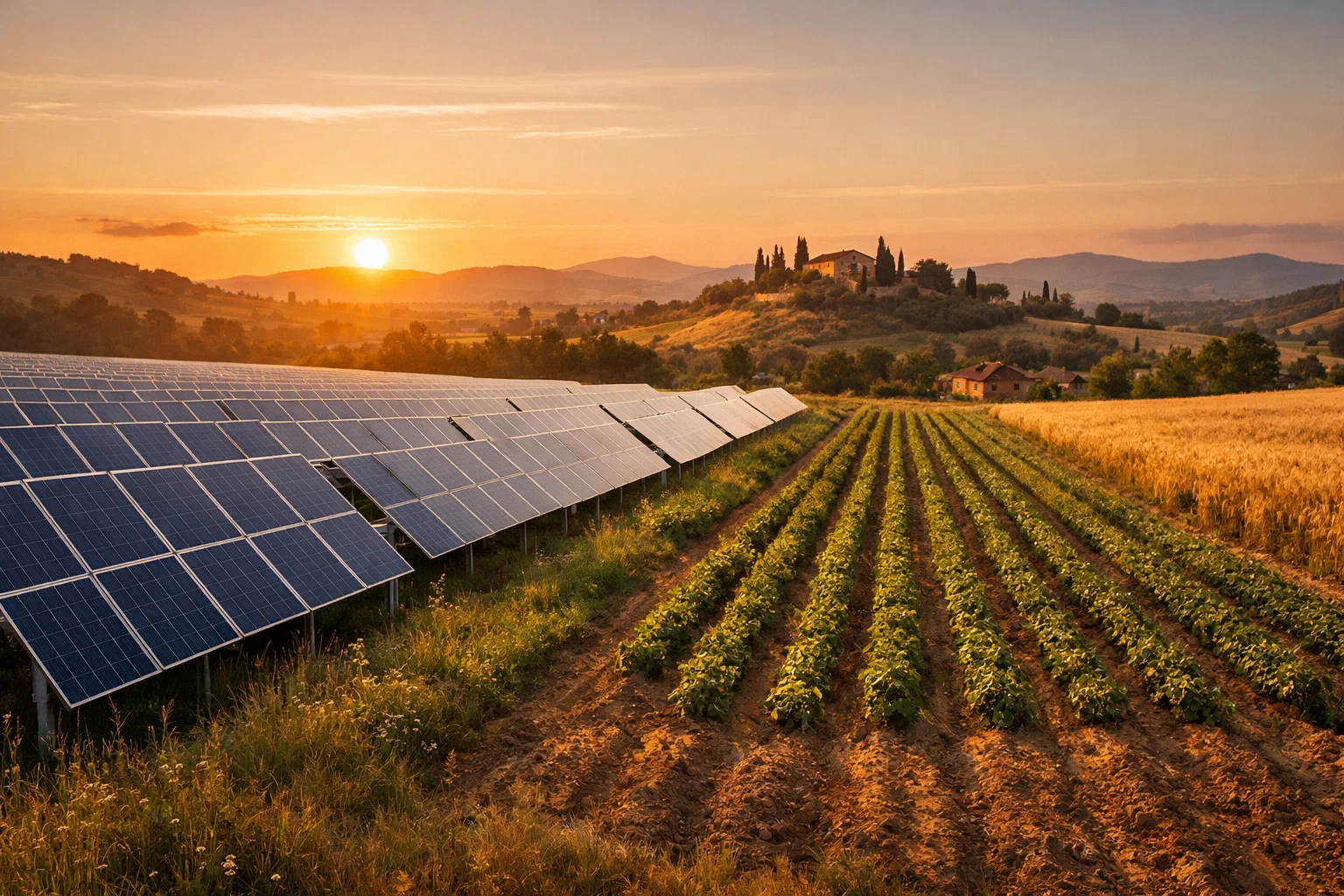 Convivenza tra fotovoltaico e agricoltura