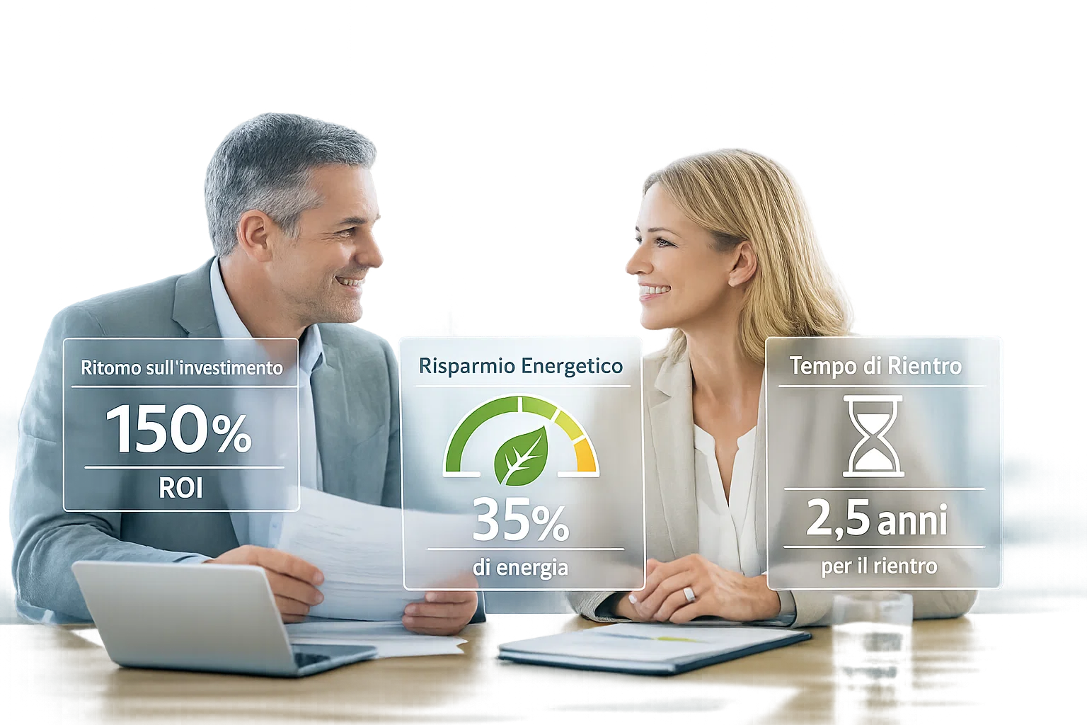 ROI fotovoltaico per aziende e risparmio energetico