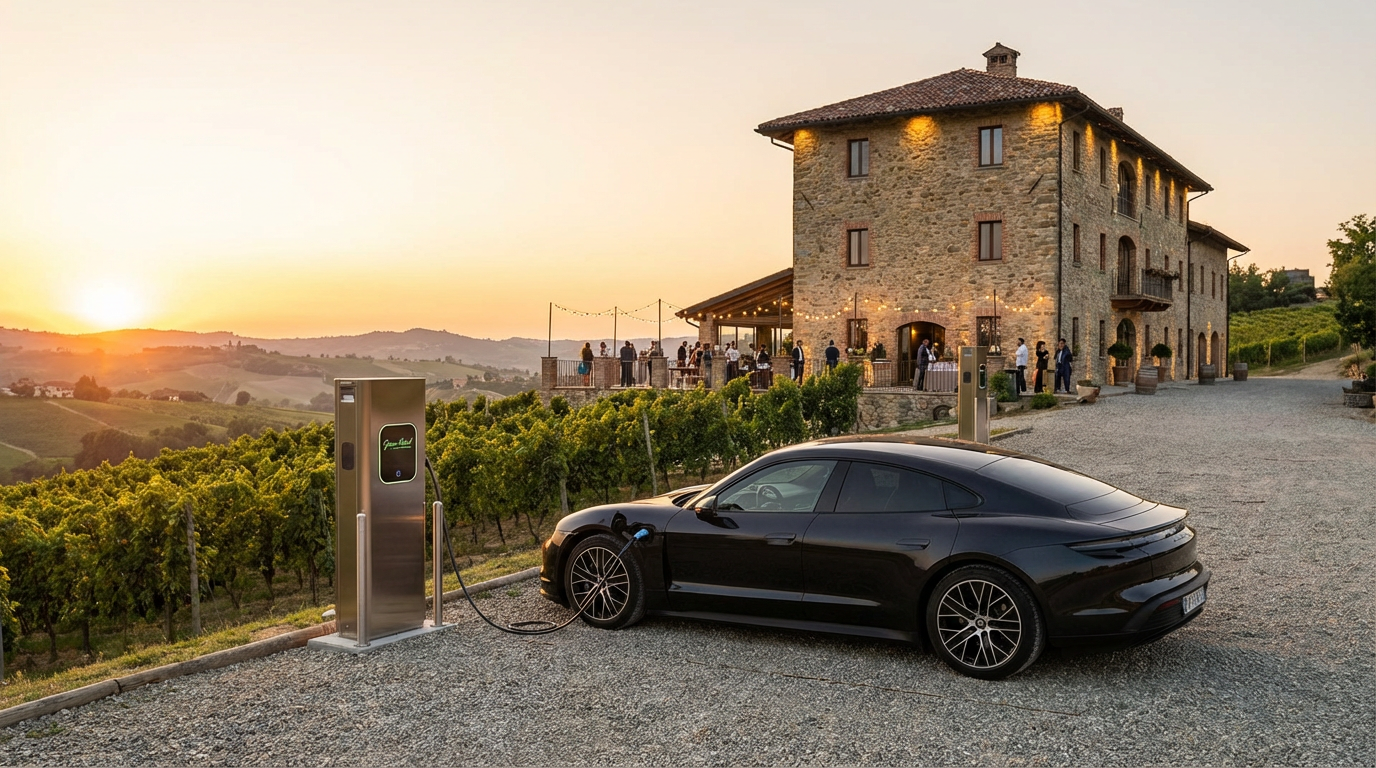 Hotel con colonnina EV a Cuneo