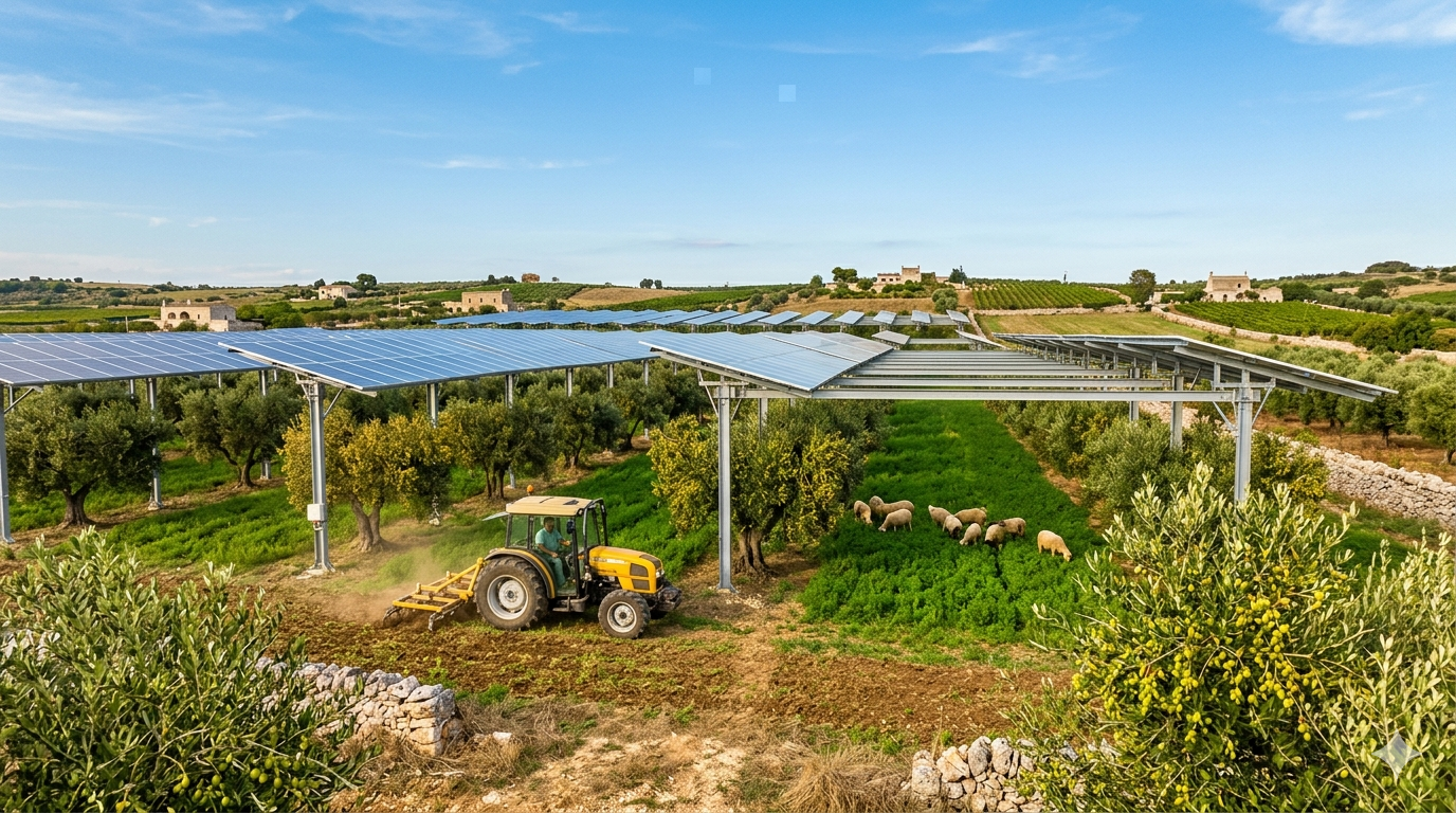 Agrivoltaico nel territorio di Barletta Andria Trani