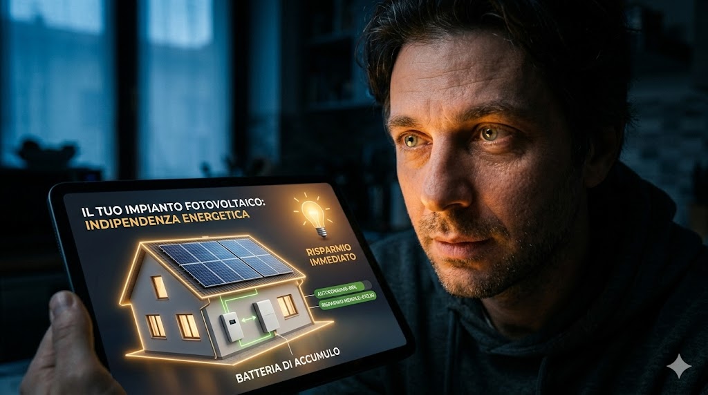 Soluzione fotovoltaico per indipendenza energetica