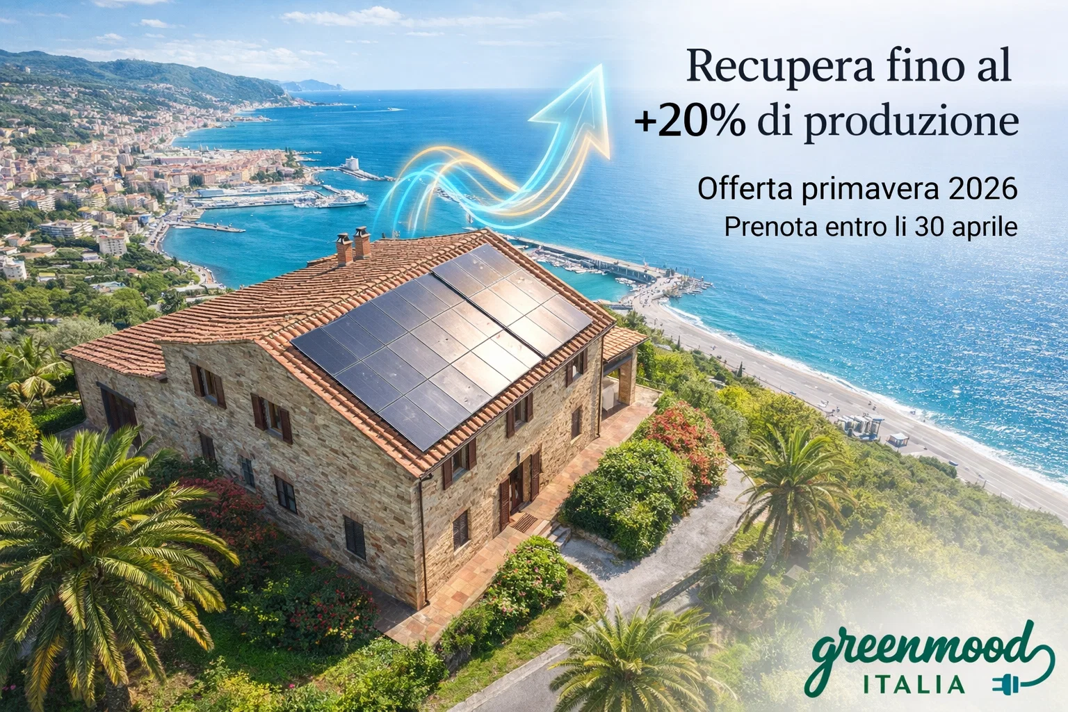 Promozione pulizia fotovoltaico Savona primavera 2026