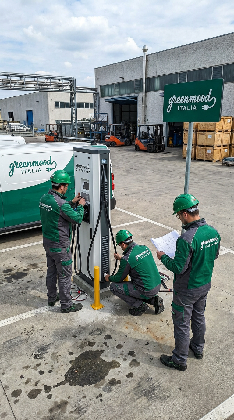 Green Mood Italia – integrazione colonnine e fotovoltaico in Lombardia