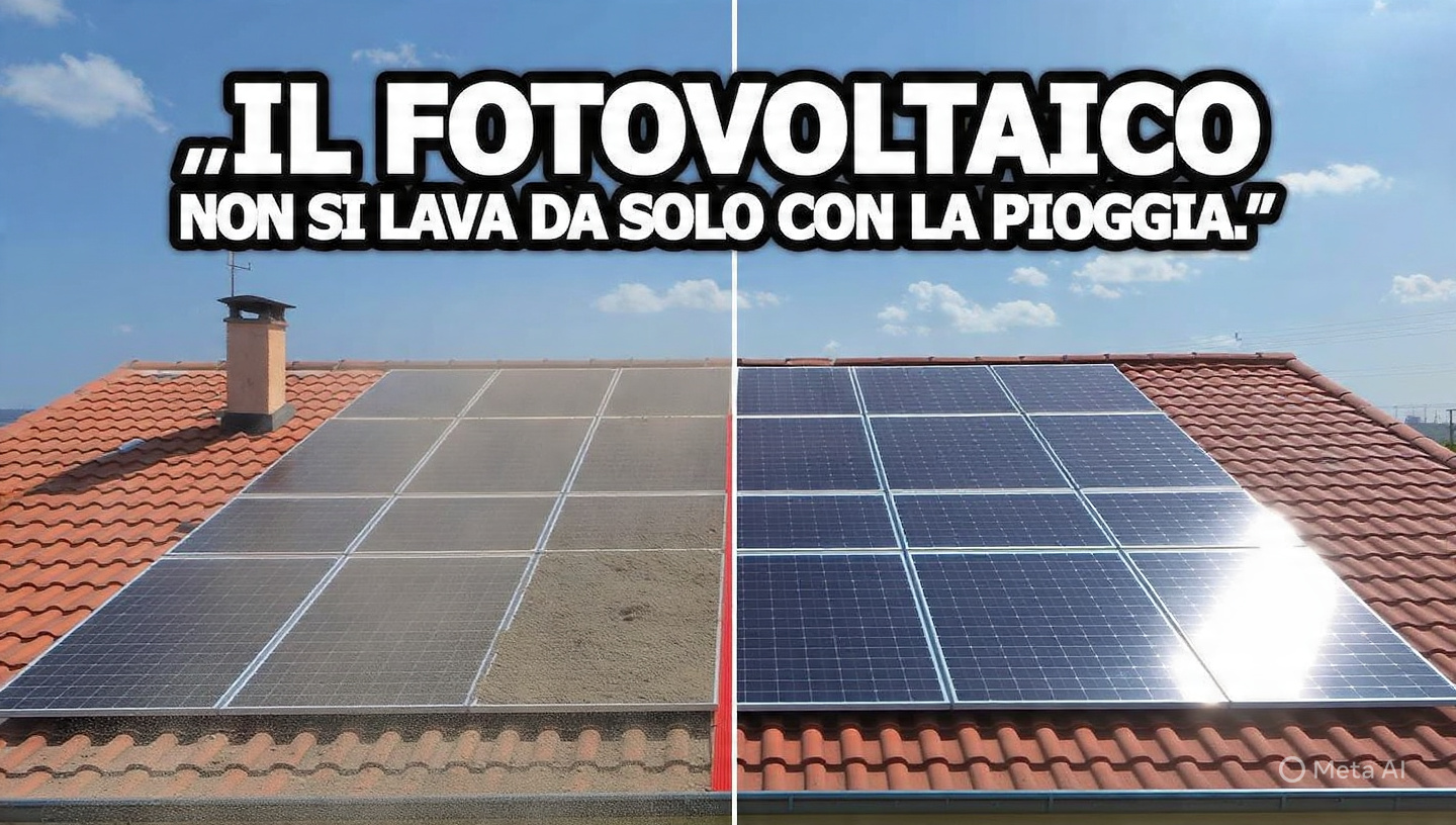 Impianto fotovoltaico su tetto con tegole rosse a Imperia