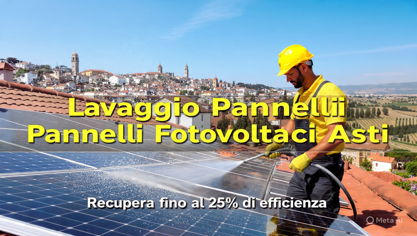 Tecnico Green Mood al lavoro su impianto fotovoltaico ad Asti