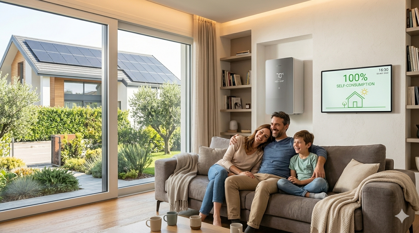 Componenti impianto fotovoltaico con accumulo 9 kWp 20 kWh