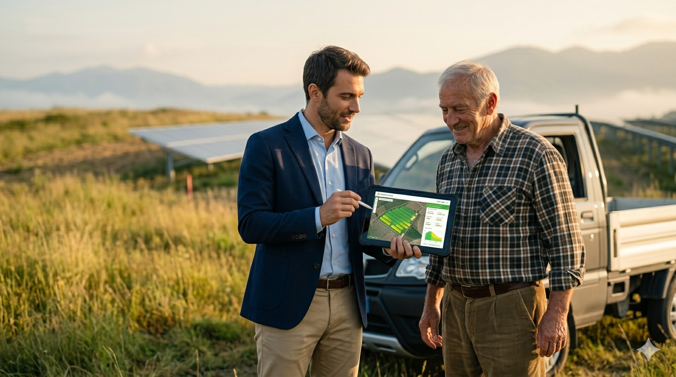 Icona di valore energetico e sostenibilità