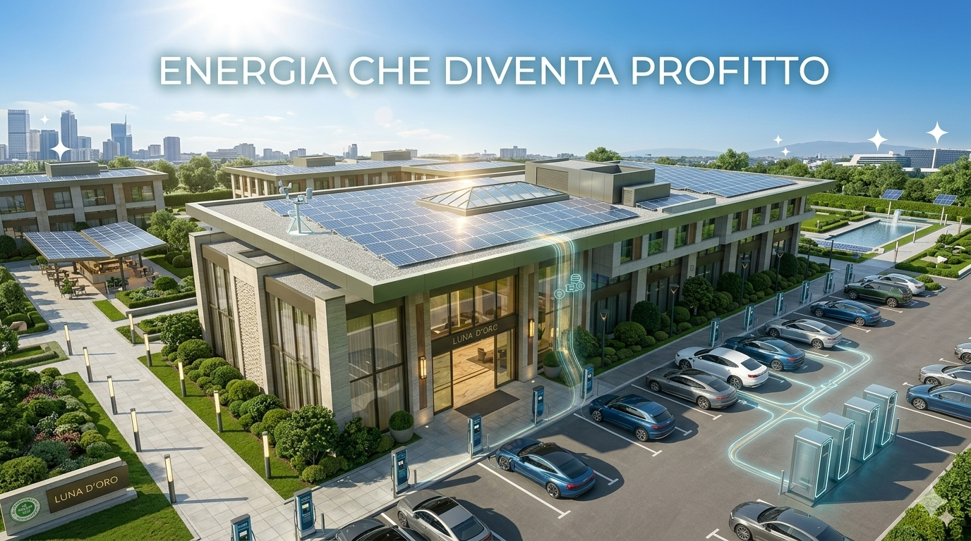 Energia diventa profitto con colonnine ricarica hotel Green Mood
